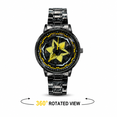 Wheel Rim Rotating Watch